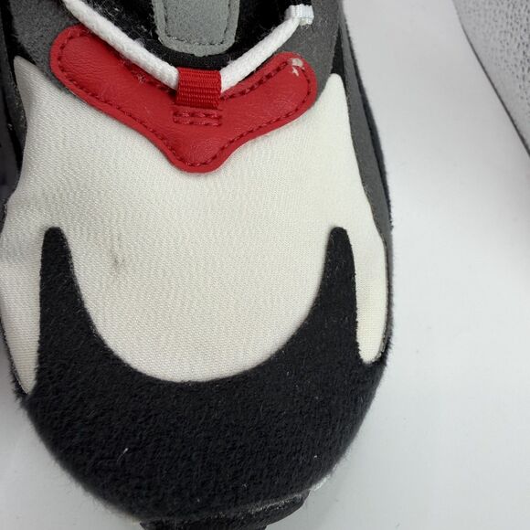 Nike Air Max 270 React GS Shoes Kids Size 7 Gray Red Black Cushioned BQ0103-011 - Picture 4 of 13